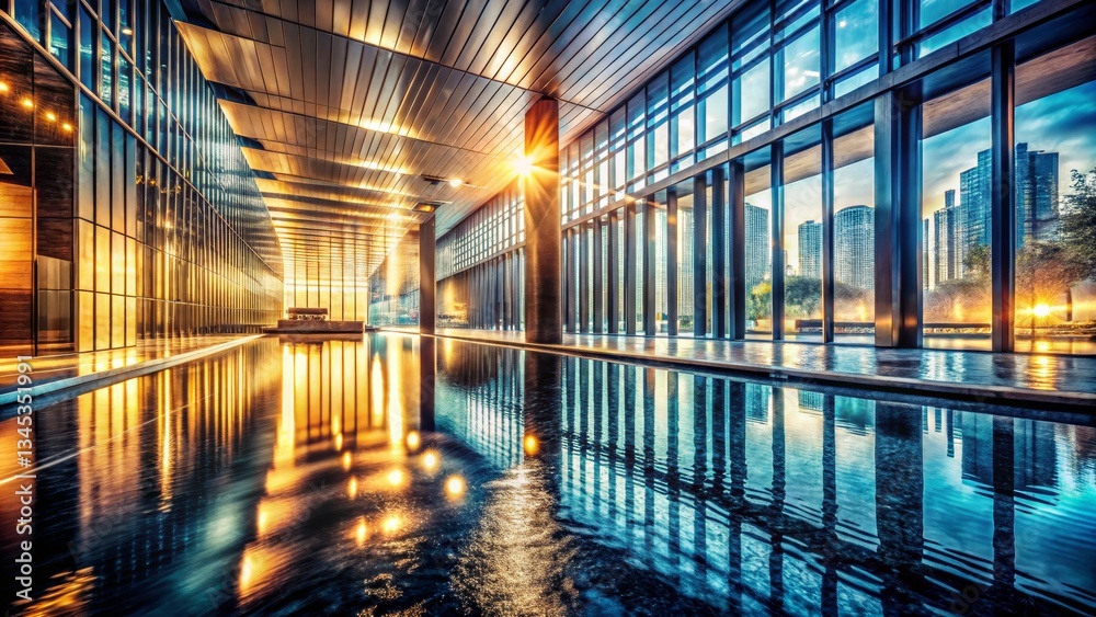 Modern Architecture Reflection Pool Modern Architecture Reflection Pool