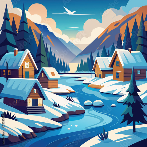 Winter Season Illuistration