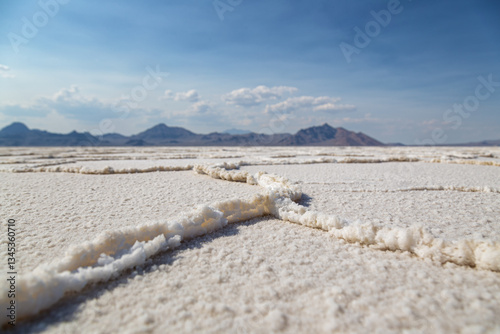 Bonneville Salt Flat in Utah
