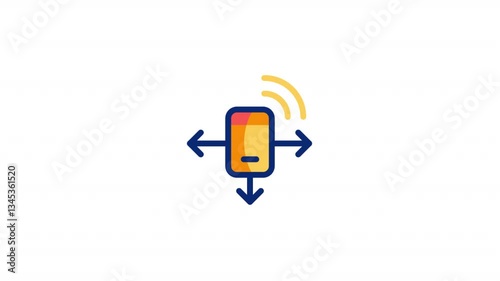 Multiple Sensor Animated Alpha Icons loop