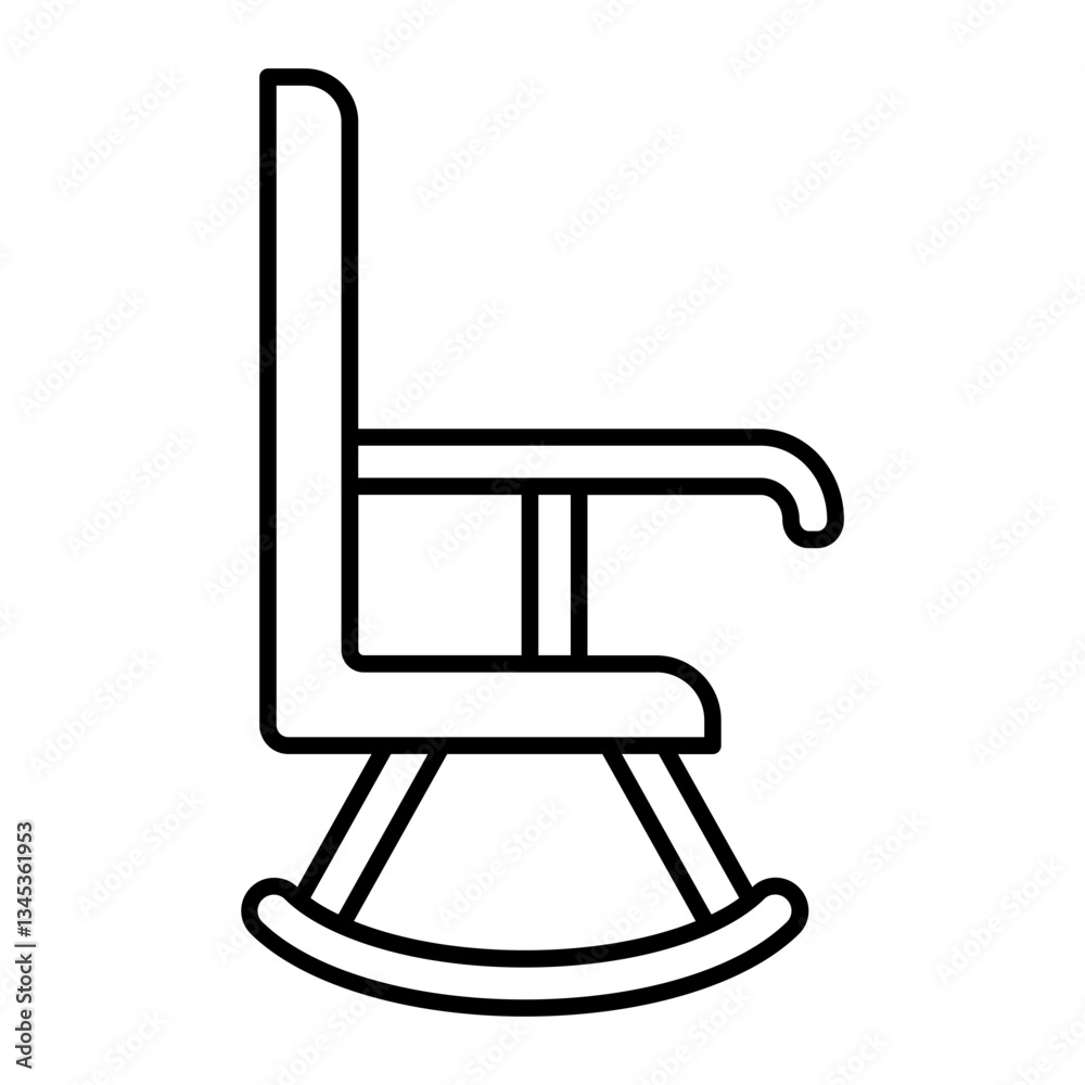 chair outline icon chair outline icon