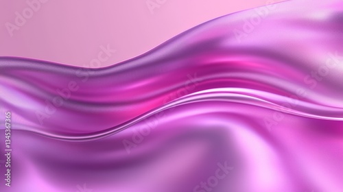 Wallpaper Mural Elegant pink wavy background, abstract design with flowing lines and soft curves for modern visuals Torontodigital.ca