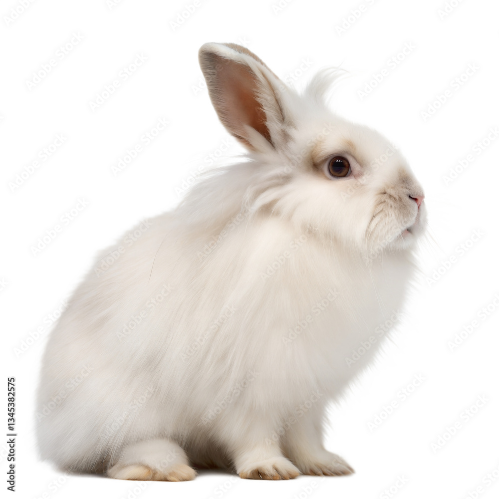 English Angora Rabbit AI Generated Image English Angora Rabbit AI Generated Image