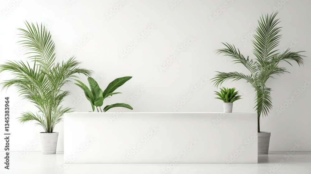 Obraz premium Vibrant Reception Area with Welcoming Decor