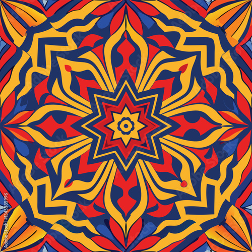Abstract Swirls and Patterns in Vibrant Hues