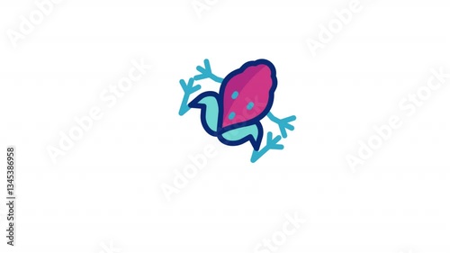 Oophagy Pumilio Animated Alpha Icons loop