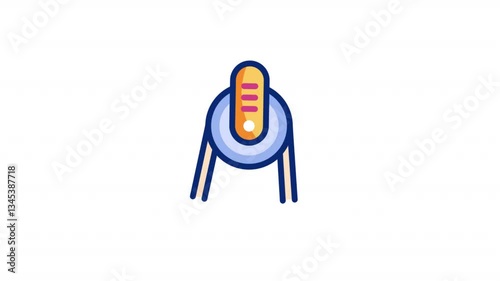 Pulley Animated Alpha Icons loop