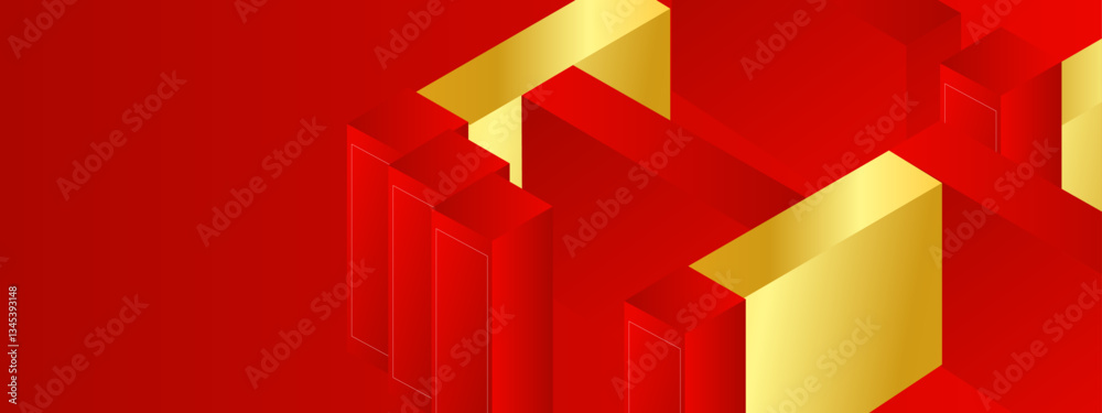 modern red and gold shapes sleek abstract geometric background vector illustration, for presentation design, wallpaper, or website background modern red and gold shapes sleek abstract geometric background vector illustration, for presentation design, wallpaper, or website background
