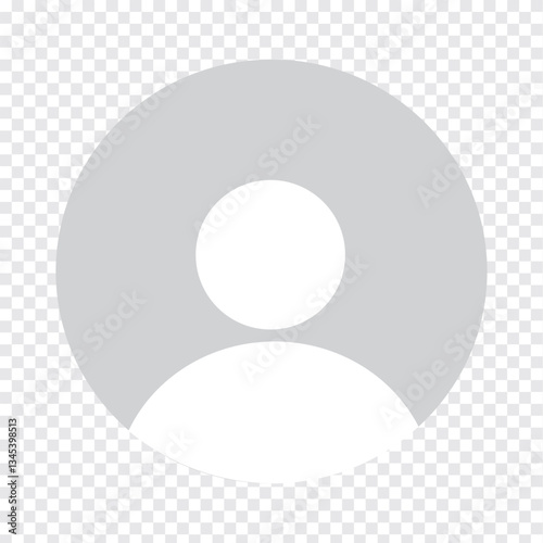 Profile icon account user Vector. Perfect for app and web interfaces, infographics, presentations, marketing, etc. Social Media use symbol. 