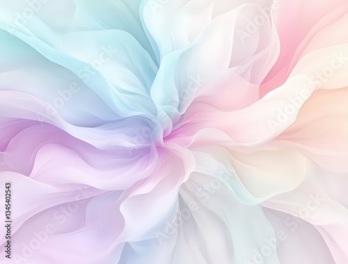 Pastel Swirls: Abstract Fabric Texture
