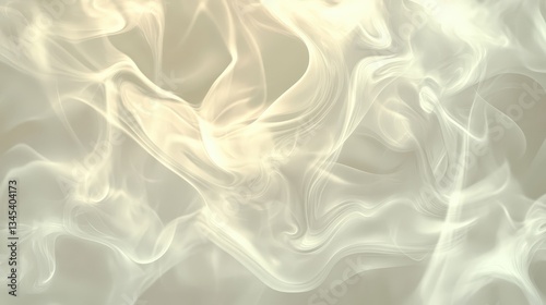 Elegant Swirling Smoke Abstract Background