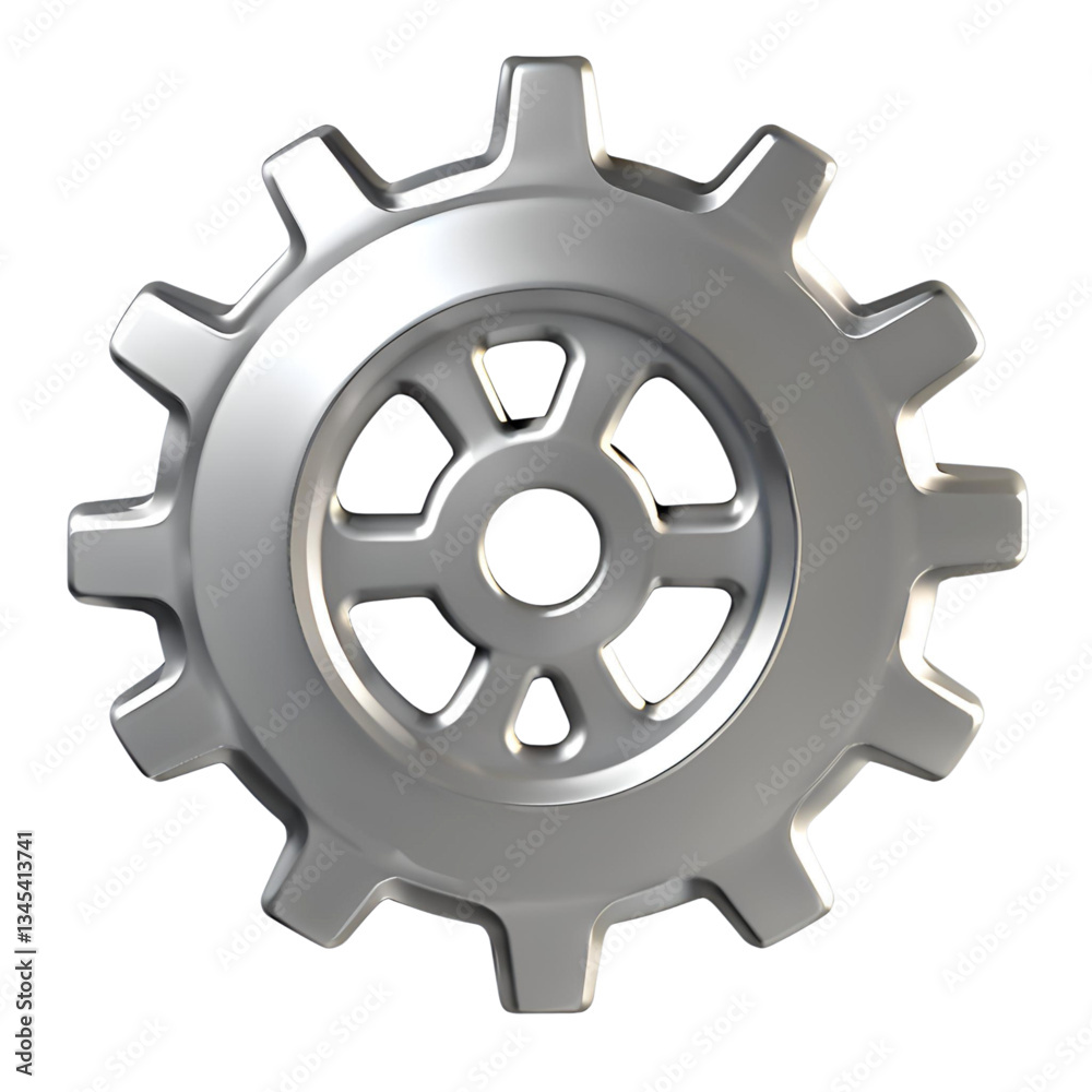 Obraz premium gear icon isolated on white