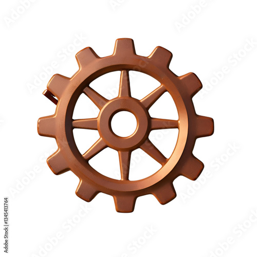 gears on white background