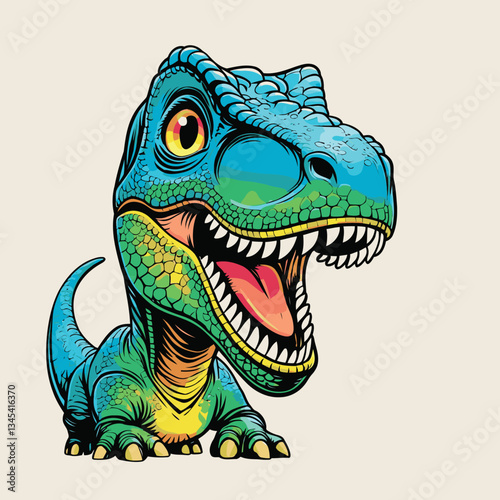 DINOSAUR vector for graphic design