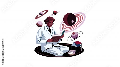 Astrophysicist Animation
