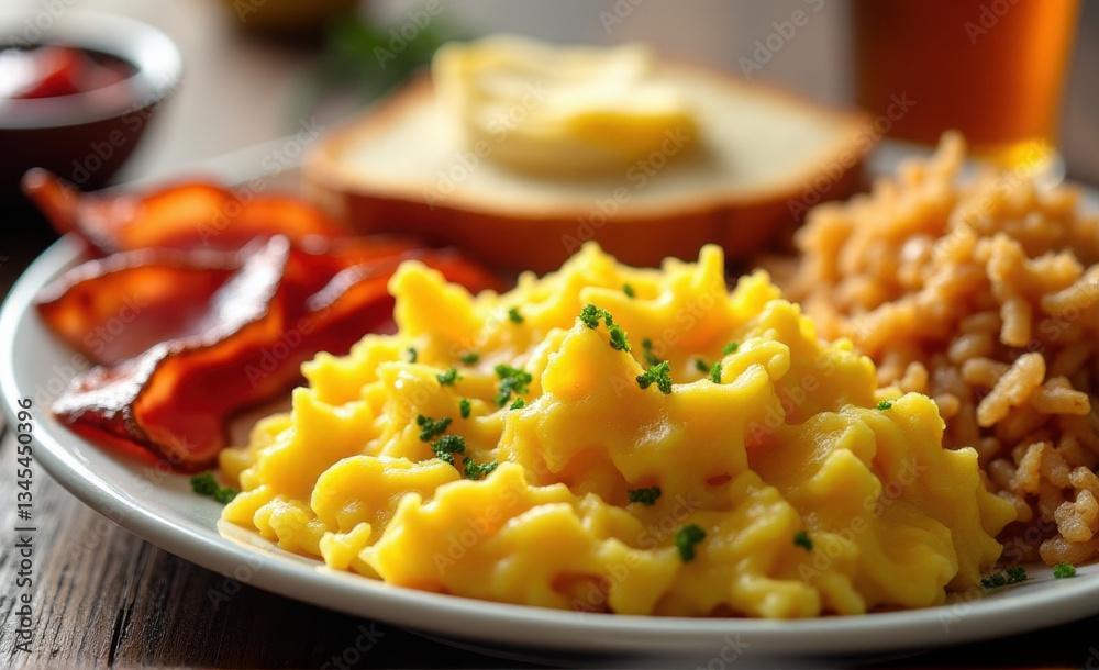 eggs and bacon breakfast platter eggs and bacon breakfast platter