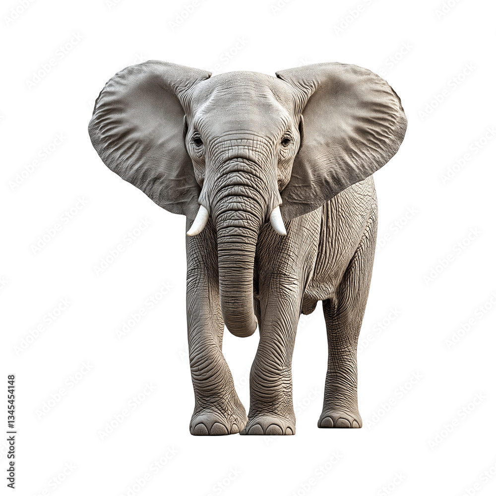 Fototapeta premium elephant isolated on white