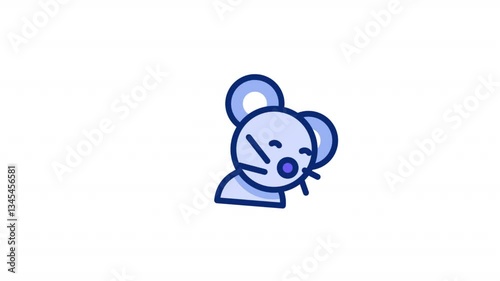Mouse Animated Alpha Icons loop