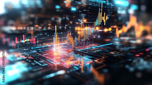 AI-powered trading desk using advanced tech for financial analysis