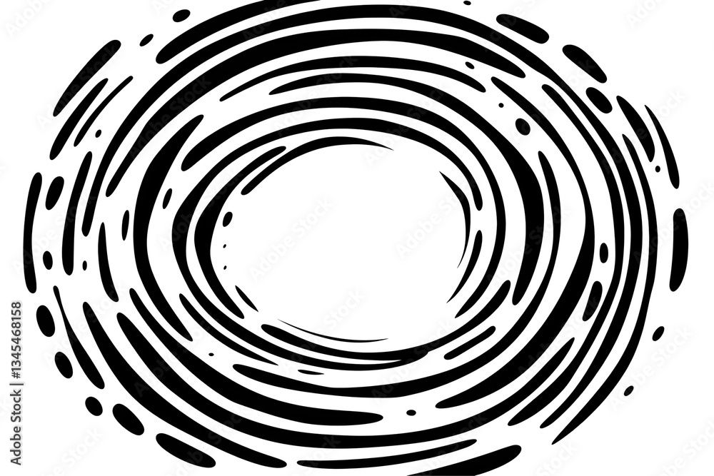 Abstract Background with White Dots Pattern in Dark Color Gradient for Digital Design White Circle Dot Pattern Art Illustration with Transparent Backdrop