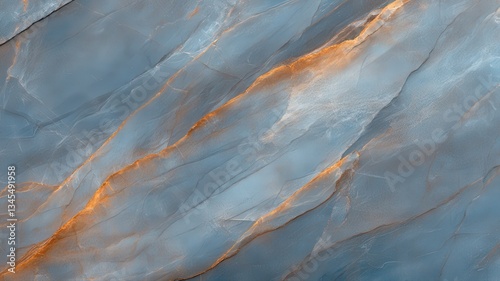 Wallpaper Mural Abstract Blue and Orange Marble Texture with Glittering Effect Torontodigital.ca