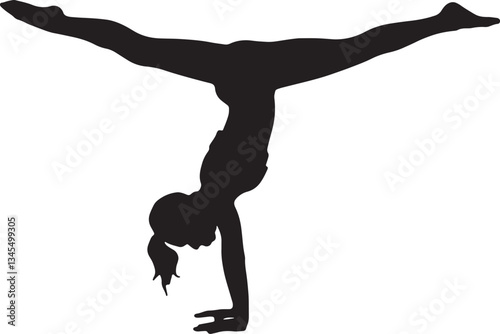 Aerial yoga Silhouette, cute Aerial Hoop Vector Silhouette,  Aerial Hoop vector Silhouette, Aerial Hoop icon Silhouette & Aerial Hoop vector