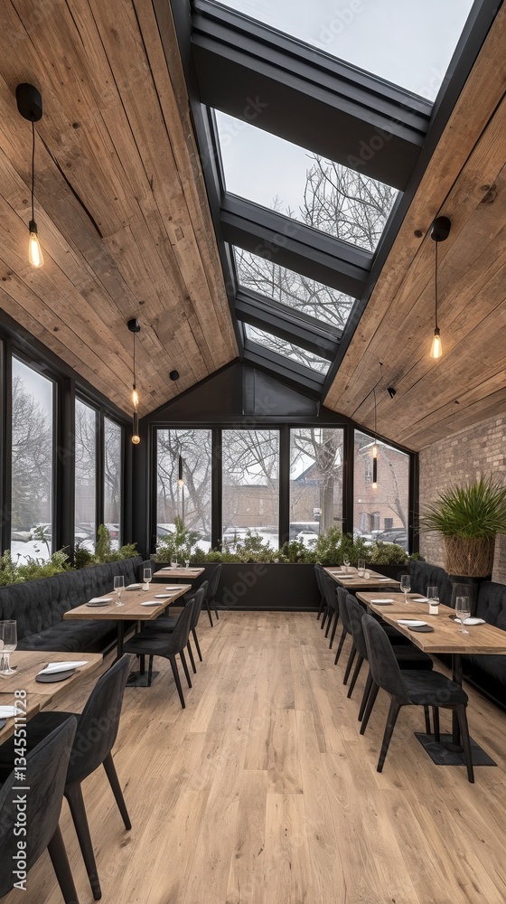 Obraz premium Modern Restaurant Interior Design