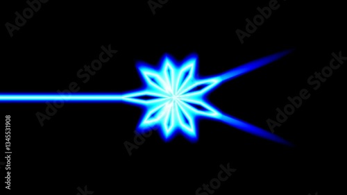 abstract blue background with stars