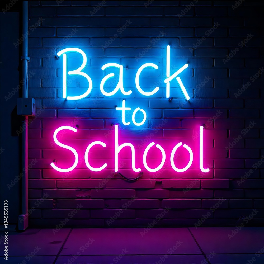 Neon Back to School Glow Neon Back to School Glow