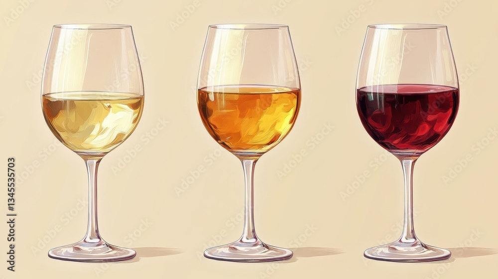 glass with white wine isolated,cartoon illustration style glass with white wine isolated,cartoon illustration style