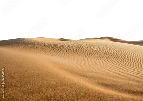sand dune isolated on transparent background