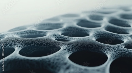 Soft white gradient background with futuristic elements and a clean business concept