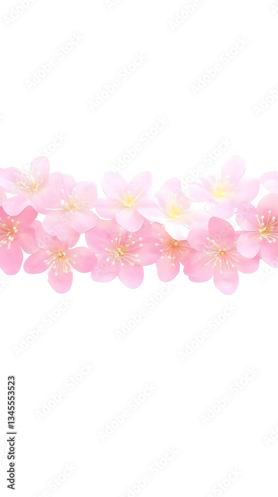 Floral Illustration of Tender Pink Cherry Blossoms on Transparent Background Featuring Spring Blooms and Delicate Petals for Romantic Seasonal Designs Floral Illustration of Tender Pink Cherry Blossoms on Transparent Background Featuring Spring Blooms and Delicate Petals for Romantic Seasonal Designs