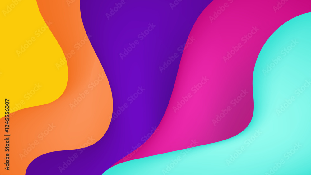 colorful swirls blend together smoothly, creating an abstract design vector illustration colorful swirls blend together smoothly, creating an abstract design vector illustration