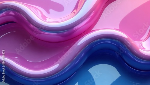 colorful 3D liquid motion abstract background	