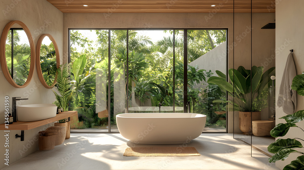 Fototapeta premium modern bathroom