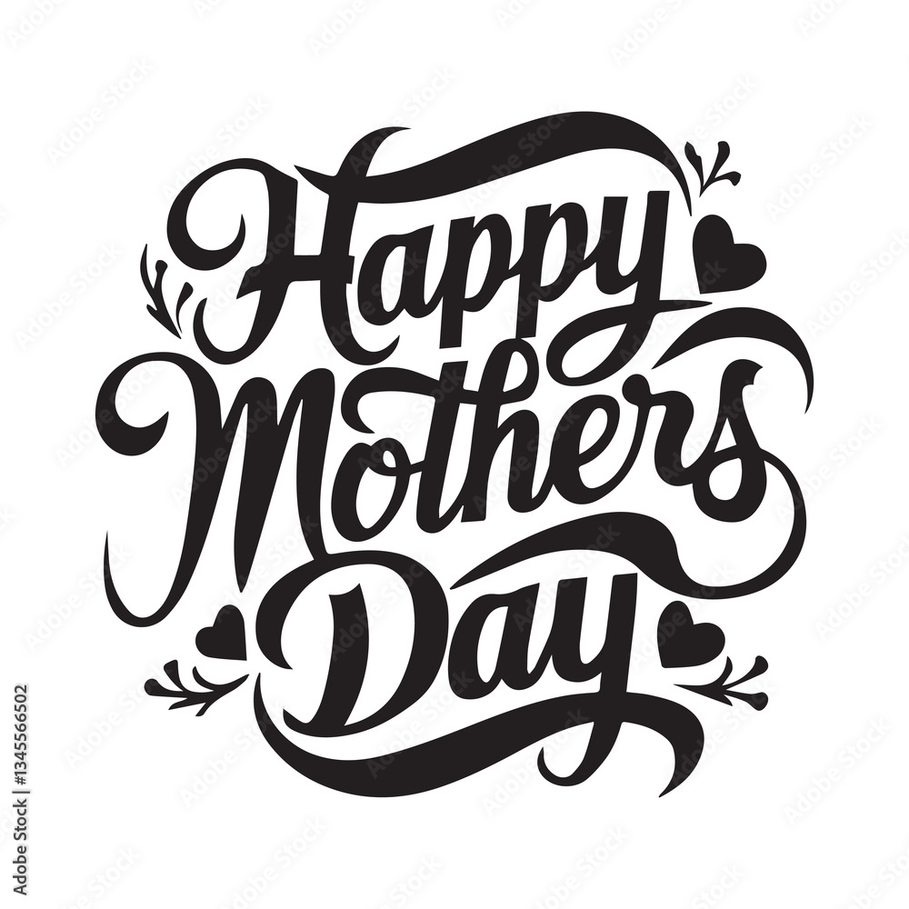 Happy Mother's Day Typography T-Shirt Vector Design | Best Mom T-Shirt Illustration Happy Mother's Day Typography T-Shirt Vector Design | Best Mom T-Shirt Illustration