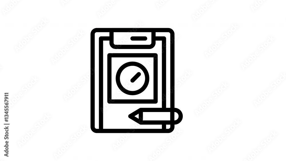icon line motion graphic checkbox icon line motion graphic checkbox