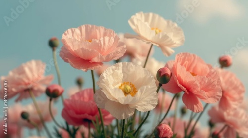 poppy flowers in the field