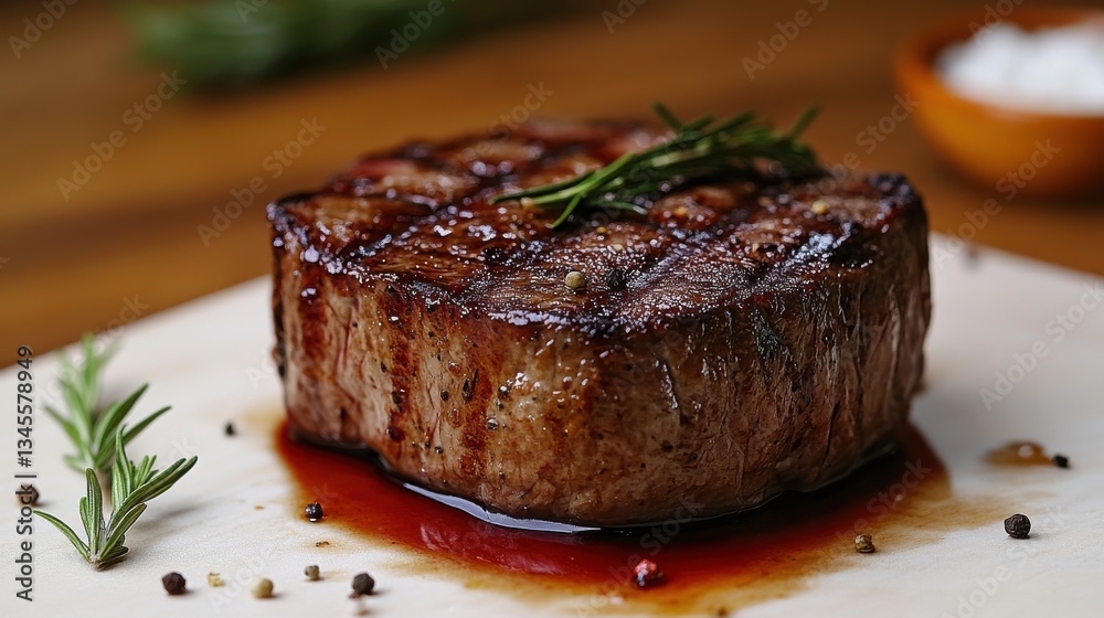 premium cut filet mignon steak at a classy restaurant premium cut filet mignon steak at a classy restaurant