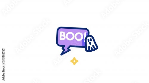 Boo Animated Alpha Icons loop