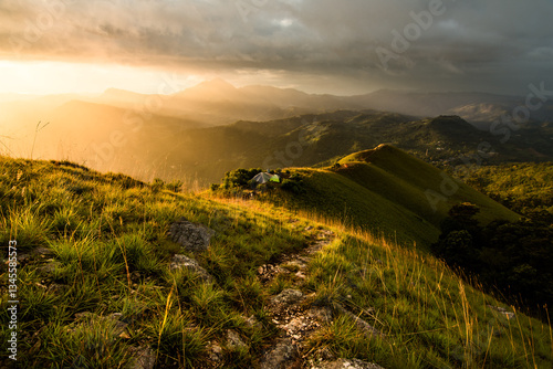 Witnessing sunrise on top of the mountain - Narangala mountain is one of the trending camping locations in Srilanka with 360 panaromic view.
