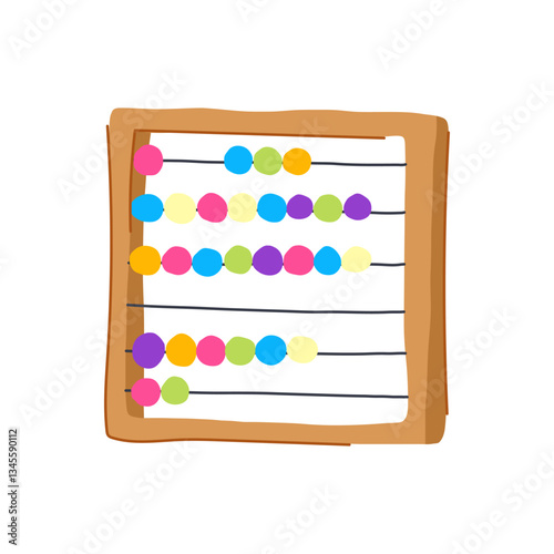 school educational toy cartoon vector illustration