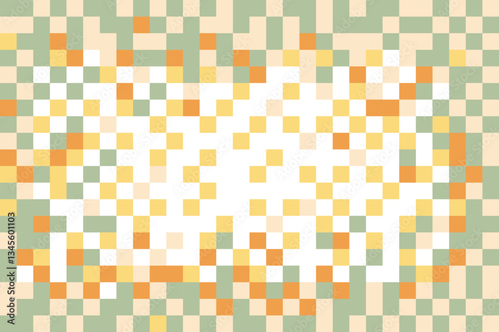 Pixel art abstract background with squares Pixel art abstract background with squares