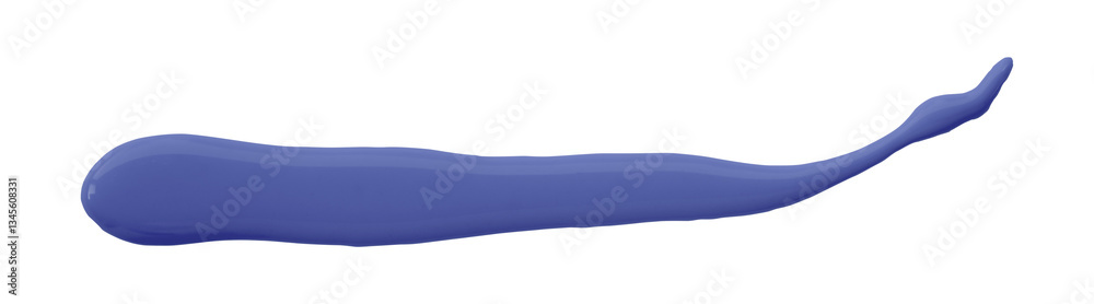 Fototapeta premium purple brush isolated on transparent background