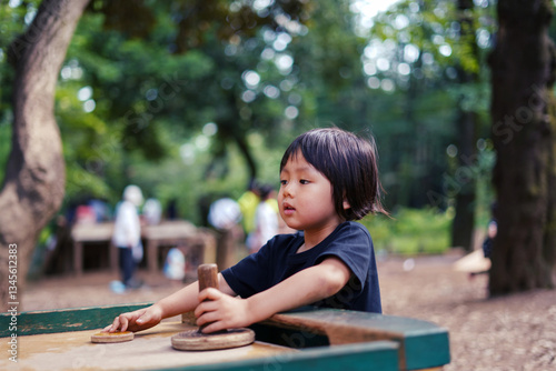 Photography 木製のエアホッケー/ Wooden air hockey