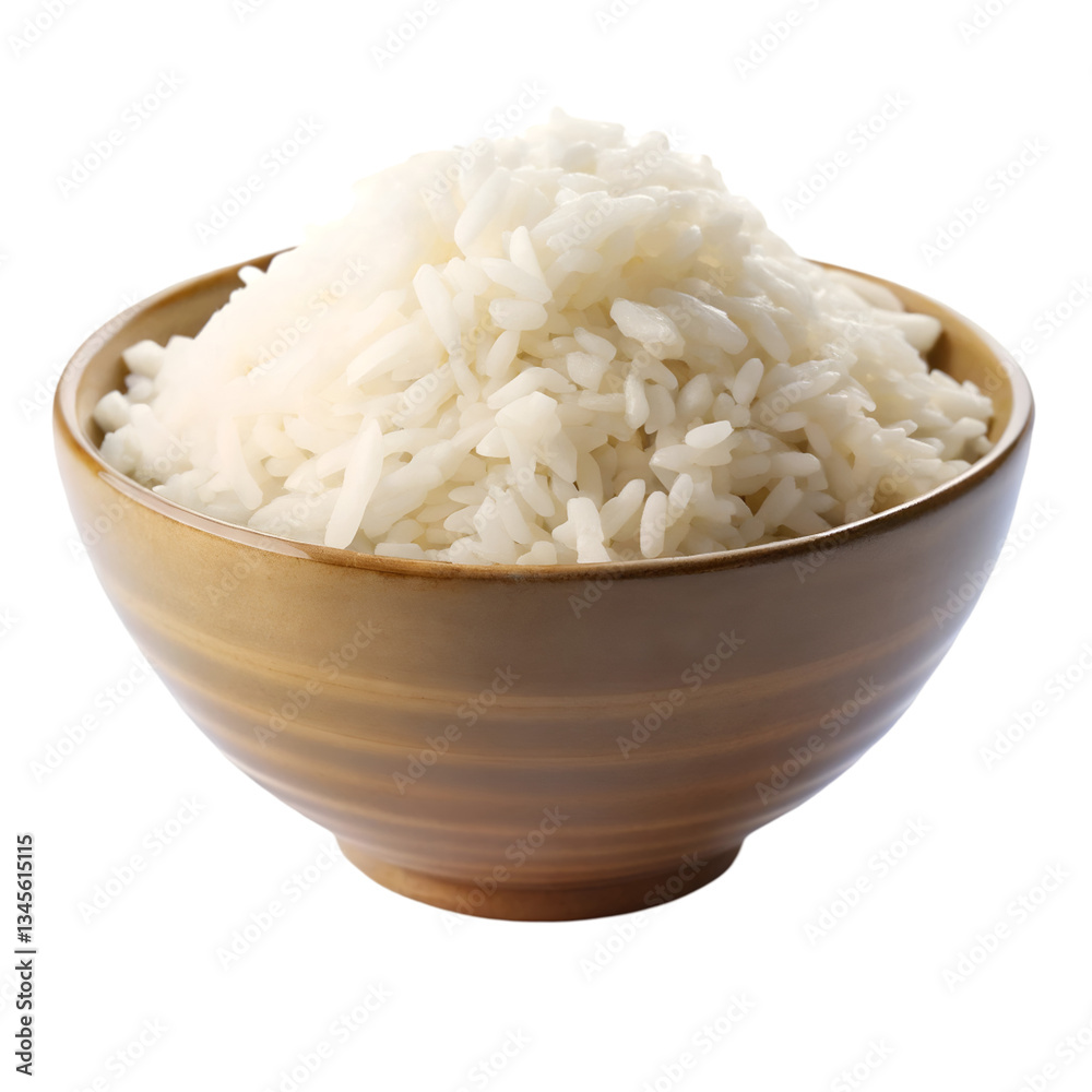 White rice bowl isolated on transparent background
White rice bowl isolated on transparent background