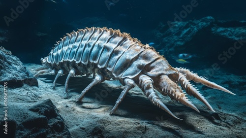 Generic Giant Isopod Moment Prehistoric Abyss Scuttling