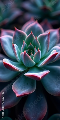 Succulent plant with thick, fleshy leaves