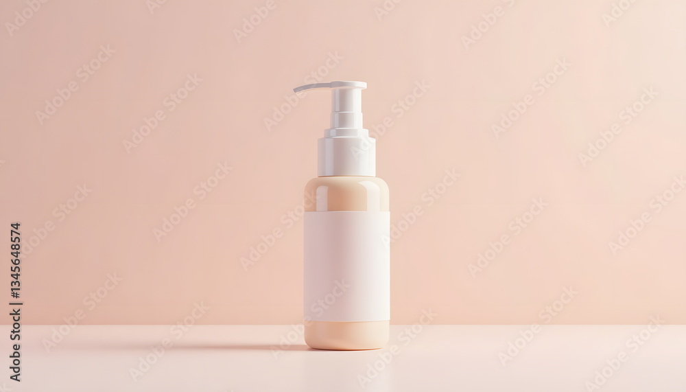 3D Render of a Luxury Beauty Product Bottle for Lotions & Serums 3D Render of a Luxury Beauty Product Bottle for Lotions & Serums